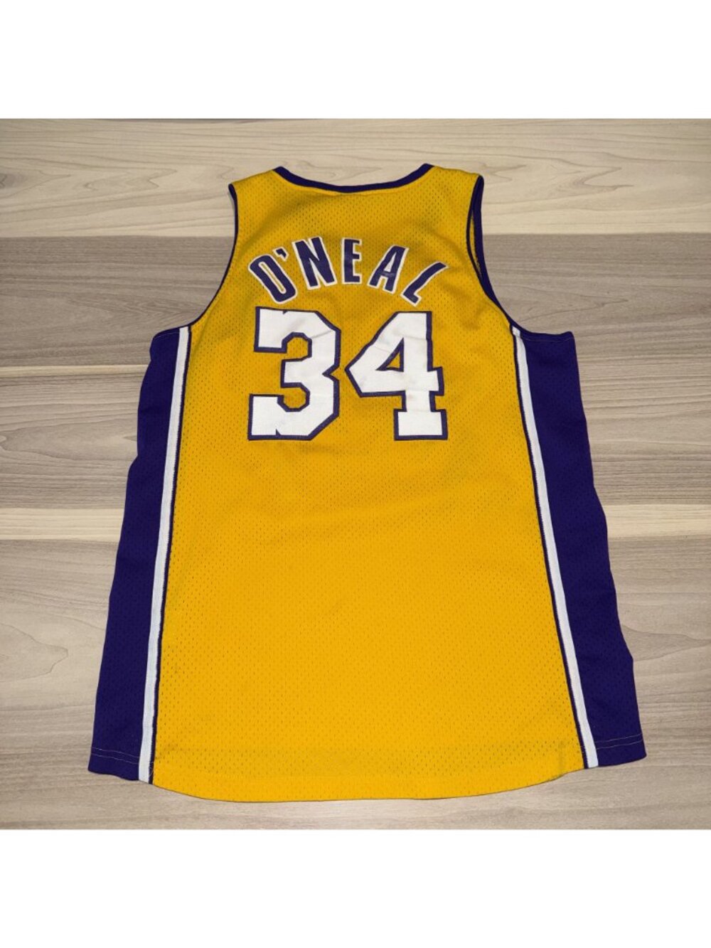 Vintage Nike Team Los Angeles Lakers Shaquille O'Neal #34 NBA Jersey Size Large - Picture 2 of 6